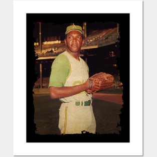 Vida Blue in Oakland Athletics Vintage #2 Posters and Art